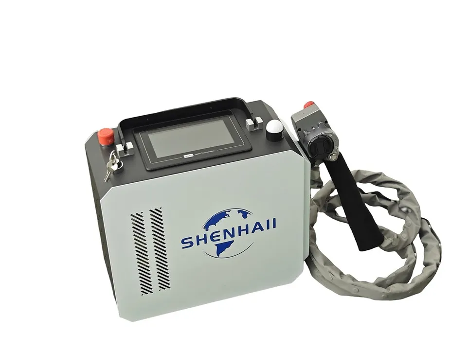 Jez 200W gaisa dzesēšanas pārnēsājama lāzera tīrīšanas mašīna