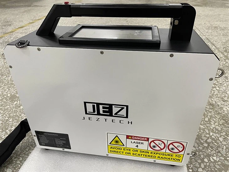 Laser Cleaner For Construction Cleaning On Buildings Built Of Brick And Stone